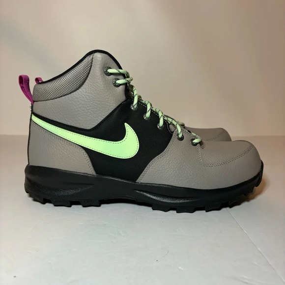 Nike Manoa Leather Boots SE, Enigma Stone Lime, Men’s Size 11.5 (CW7360-002) - Picture 1 of 9